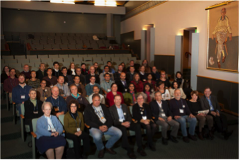 Members of the PDB, past and present, in attendance at PDB40
